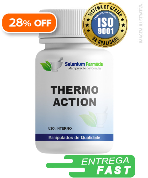 THERMO ACTION | Possui ação termogênica, auxilia no emagrecimento saudável, antioxidante e mais.