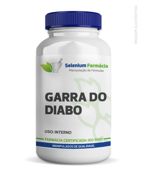 Garra do Diabo 500mg | Auxilia contra Bursites, Artroses, Traumatismo, Fibromialgias e mais.
