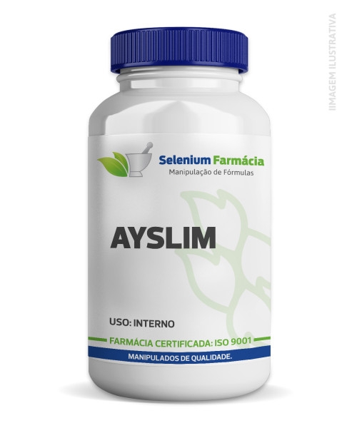 AYSLIM 500mg | Produz saciedade, controla glicemia e colesterol, reduz medidas e mais.