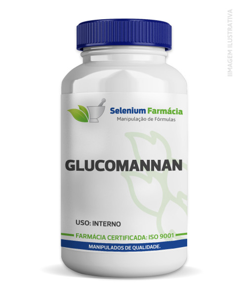 GLUCOMANNAN 500mg | Aumenta a saciedade, possui fibras, auxilia no emagrecimento e mais.