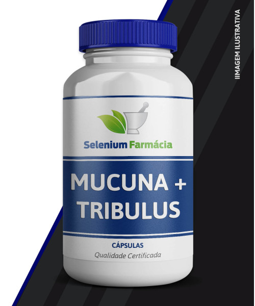 Mucuna 250mg + Tribulus 250mg | Aumento da libido e a potência sexual em homens e mulheres e mais.
