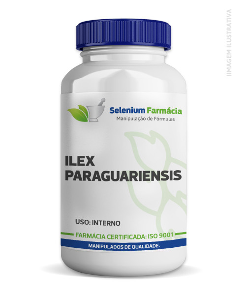 ILEX PARAGUARIENSIS 150mg (Erva Mate) | Produz sensação de saciedade, diminui colesterol e mais.