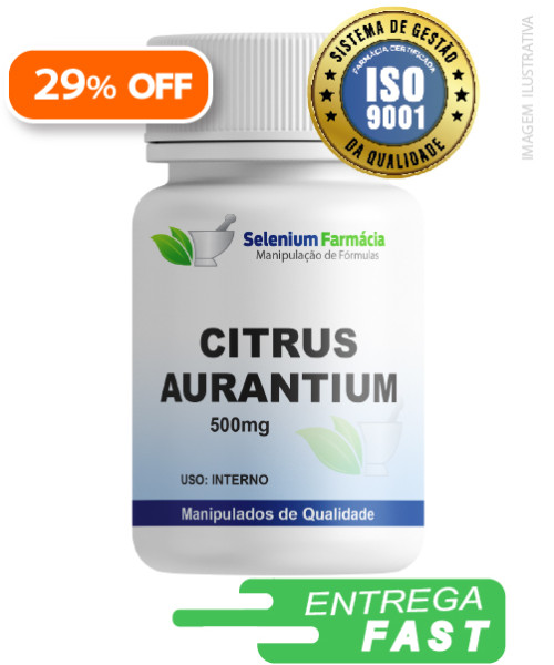 CITRUS AURANTIUM 500mg | Acelera o metabolismo, reduz peso com ganho de massa magra e mais.