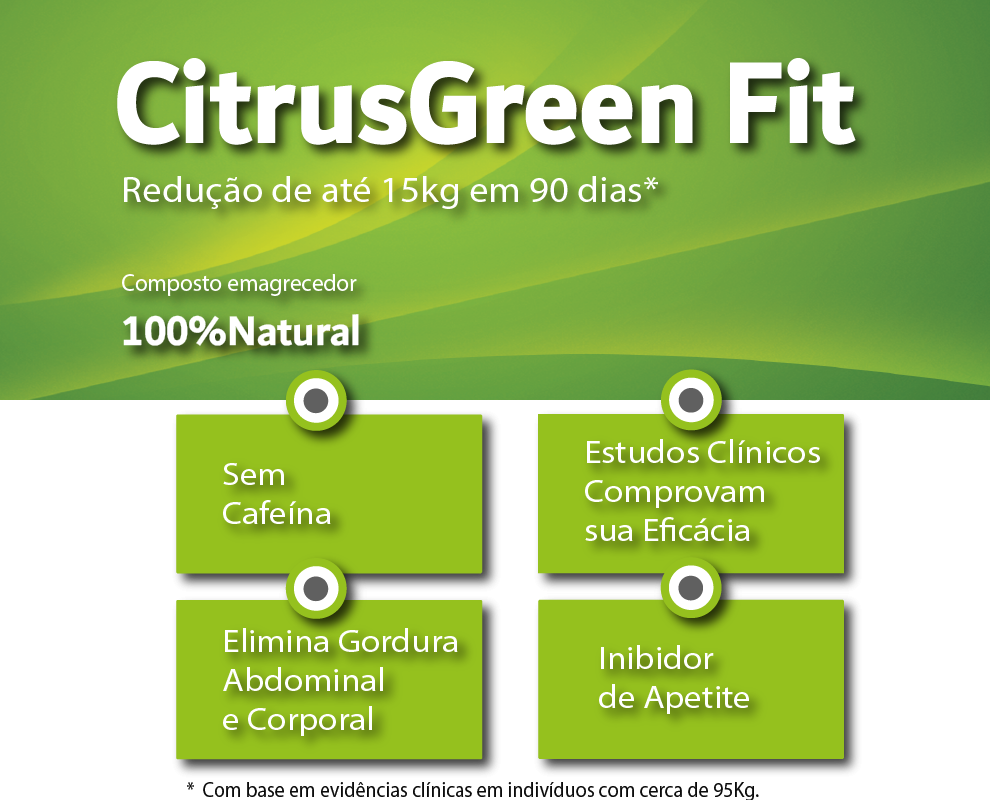 CitrusGreen Fit | Emagrecedor Natural